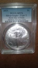 2021 Silver Eagle Type 2 PCGS MS 70