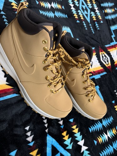 Nike Manoa Leather Boots Water Resistant, Wheat Tan