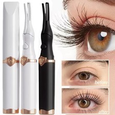 Electric Heated Curling Eyelash Eye Lash Operated Eyelash Curler Makeup Tool🎁