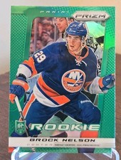 2013 14 Panini Prizm Green Refractor Rookie #263 Brock Nelson New York Islanders