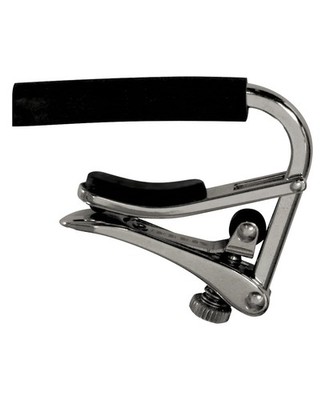 Shubb C1 Standard Acoustic Guitar Capo   Polished Nickel Silver 