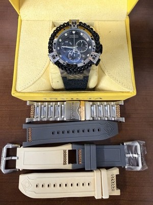nvicta Reserve Hercules 33179 MOP Dial 54mm Watch 4 Straps Stingray Band