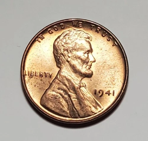 1941 P LINCOLN WHEAT PENNY UNC #P3596