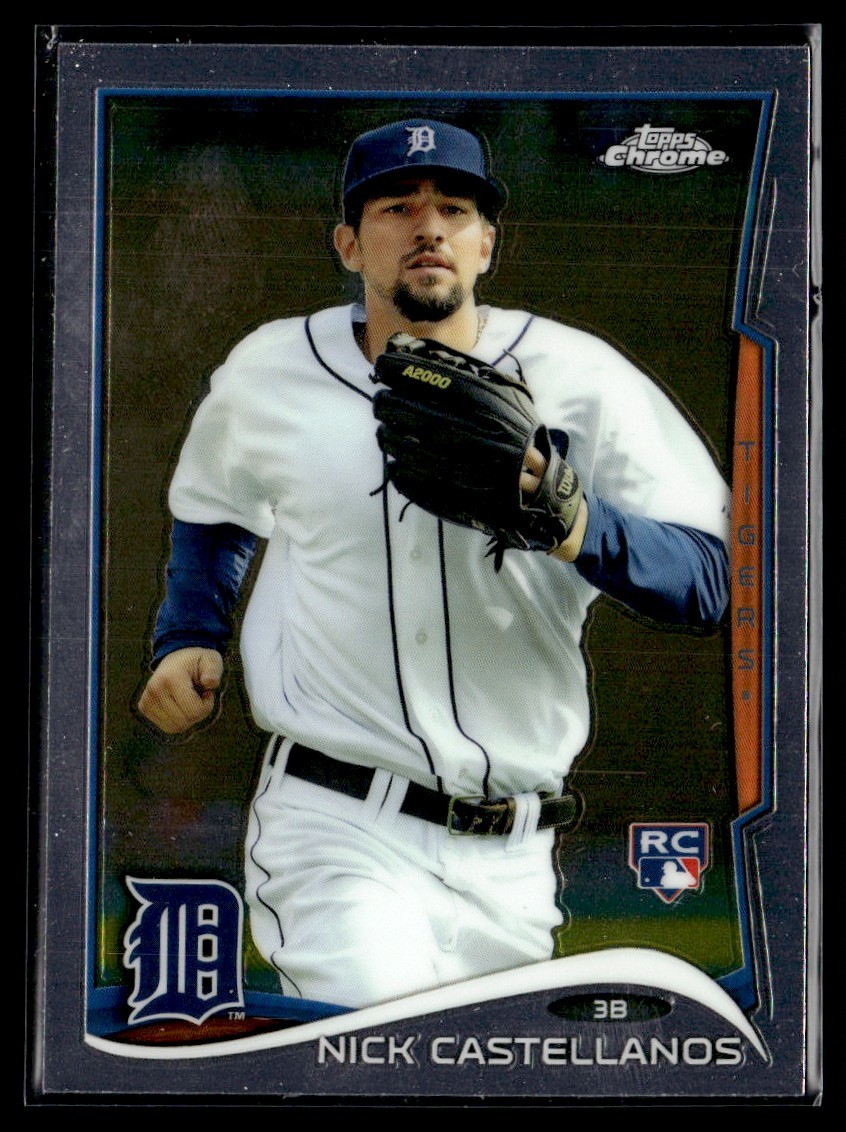 2014 Topps Chrome Nick Castellanos Rookie Detroit Tigers #4