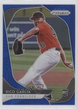 2020 Panini Prizm Tier II Blue Prizm Rico Garcia #156 3b3
