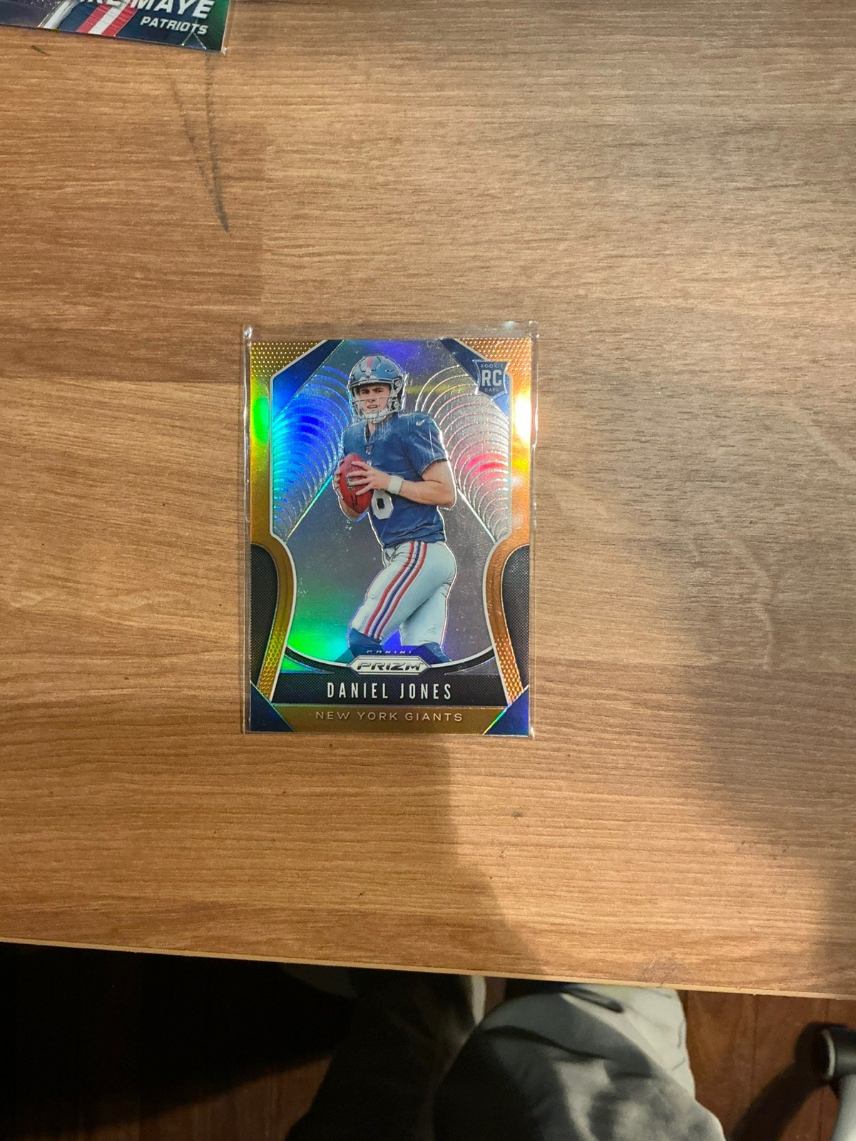 2019 Panini Prizm - Rookies Daniel Jones #302 Orange Prizm /249 (RC)