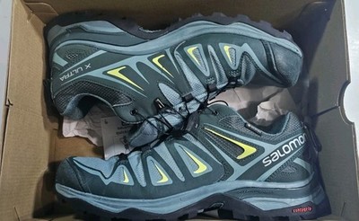 SALOMON X Ultra 3 GTX Women's Size 9.5 Trail Hiking Shoes Arctic Spruce W/ Box