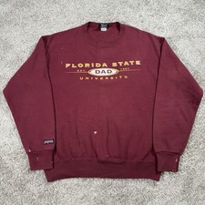 Vintage Florida State Seminoles Sweatshirt Mens Medium FSU Dad Crewneck Paint