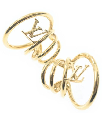 Louis Vuitton Stellar Ear Cuff Gold Tone Metal LV Logo M00947