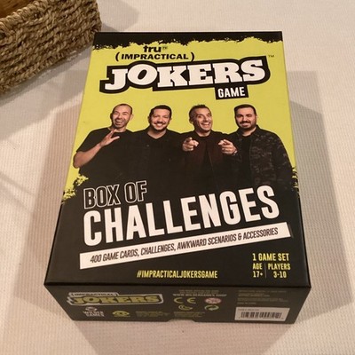 Wilder Games Impractical Jokers Box of Challenges 400 Cards Ages 17+ 3-10