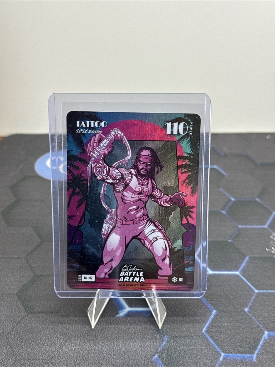 Bo Jackson Battle Arena Tattoo Miami Vice Ice MI-102