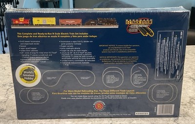 Bachmann Yard Boss Ready To Go Electric Train Set N Scale - Multi