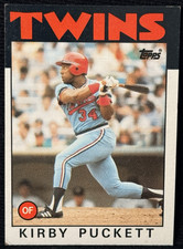 1986 TOPPS TIFFANY COLLECTORS ED 2ND YEAR #329 KIRBY PUCKETT HOF MINNESOTA TWINS