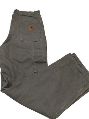カーハートB111 MOS Made in USA 34x30 Men's Vintage Y2k Carhartt B111 MOS Moss Carpenter Baggy Pants 30