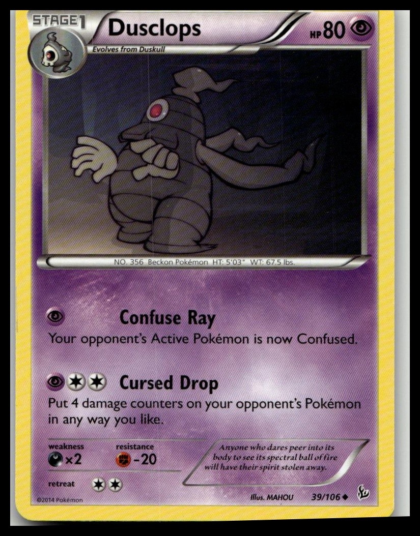 XY - Flashfire #39/106 Dusclops