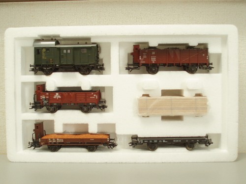 Juego de 5 vagones de carga 1/87 HO 1950 Nº47891 Marklin 675172 | Condition: Used