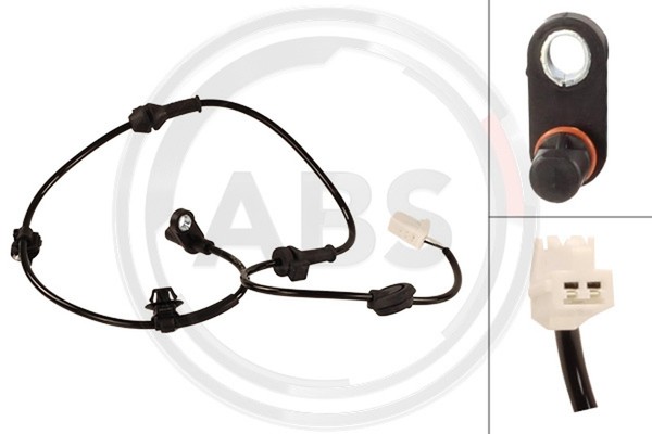 A.B.S. Abs Sensor Raddrehzahl 33043 FüR Suzuki Swift 5 Az A2L310 Shvs A2L412-image
