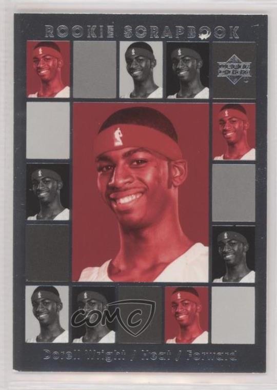 2004-05 Upper Deck Rookie Scrapbook Dorell Wright #RS9 RC 07rd