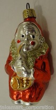 Kurt S. Adler Saxophone Player Ornament Glass
