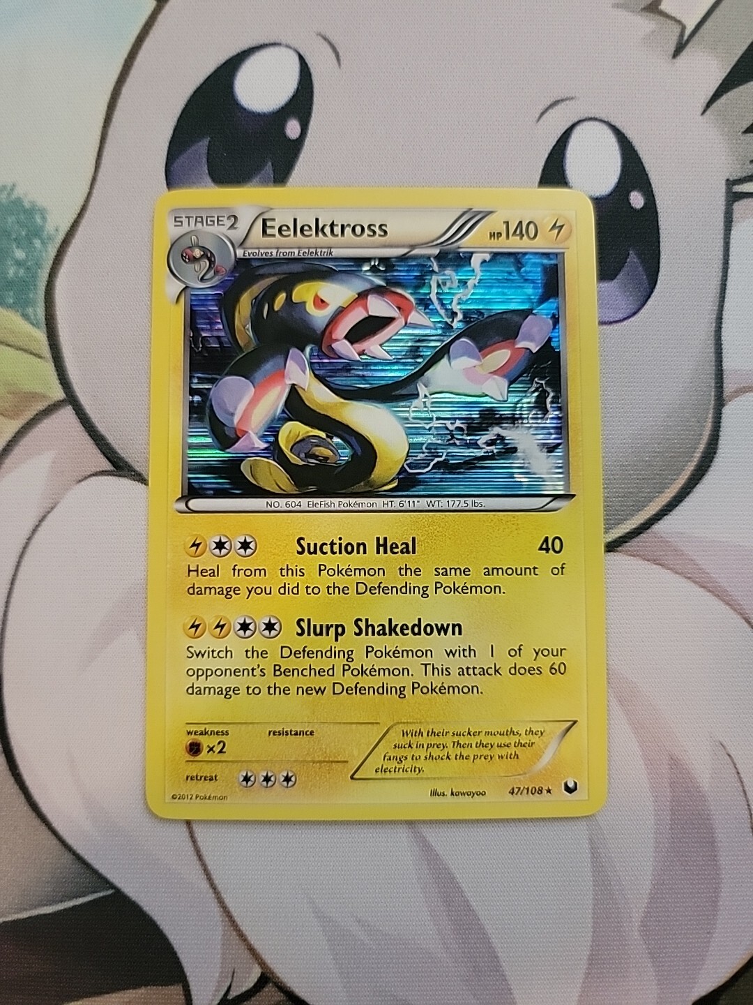 Pokemon 2012 Near Mint NM Eelektross Dark Explorers Holo 47/108 Card W11