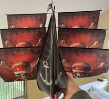 Disney  s Pirates of the Caribbean 3-D Nylon 72  Black Pearl Pirate Ship Kite