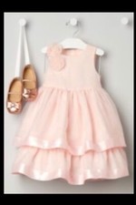 NWT Girls 2T Janie  Jack PIROUETTE PETALS  Pink Blush FORMAL DRESS Corsage 109