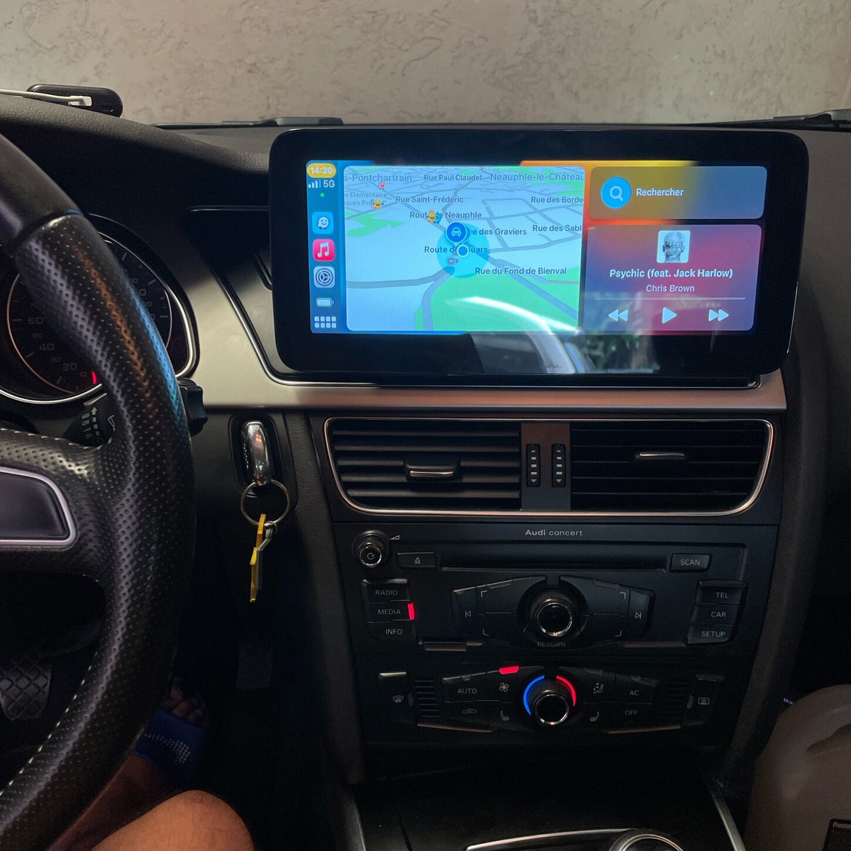 for AUDI A4 A5 2009-2017 B8 B8.5 Touch Screen Display Carplay GPS
