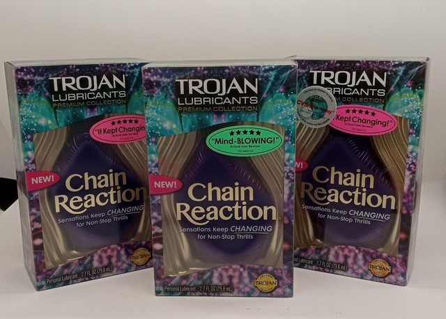 Trojan Chain Reaction Lubricant Gel - 2.7oz for sale online | eBay