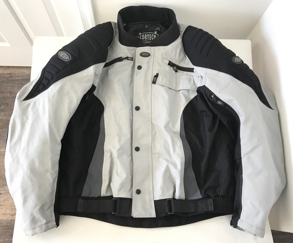 CHAQUETA MOTO CORTECH Fusion TOUR MASTER Armadura Cremallera Forro 3XL XXXL 50. Foto 3 de 4