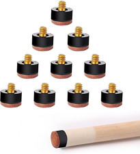 10 Puntas De Taco De Billar De 13 Mm