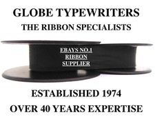 ?? 'SILVER REED SR200' *BLACK* TYPEWRITER RIBBON **DIRECT FIT ON YOUR SPINDLES**