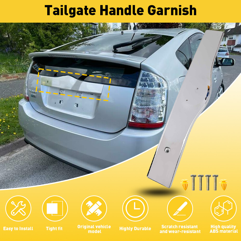 Chrome Rear Tailgate Liftgate Garnish Handle Replace Fits Toyota Prius 20042009 eBay