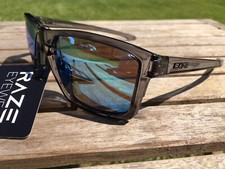 RAZE Eyewear Sunglasses Journey mirrored blue lens crystal gray frame