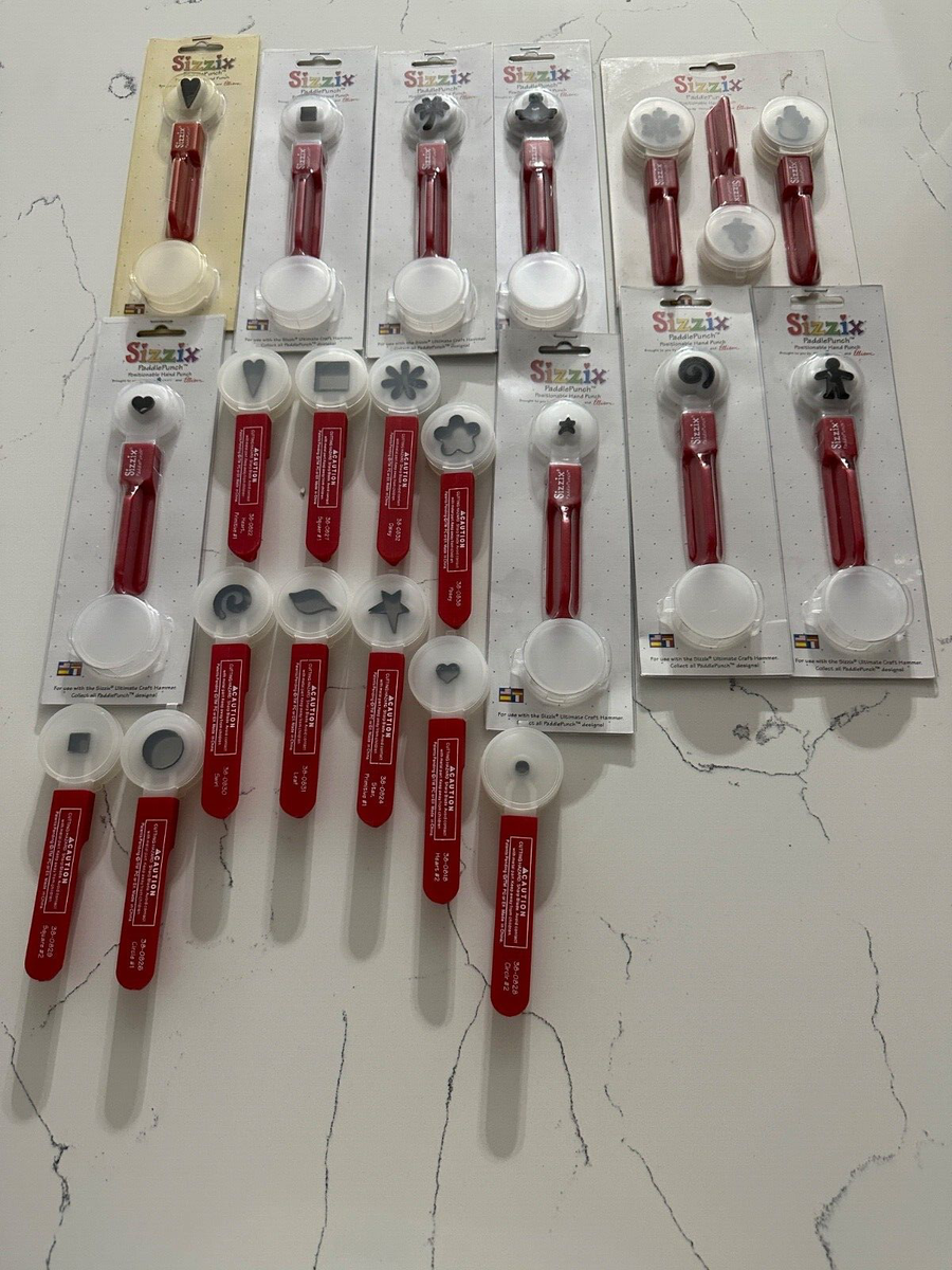 Sizzix Paddle Punch Positionable Hand Punch New & Used