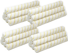 Shedless 18" Paint Roller Covers - 24 Pack, Lint Free with End Caps