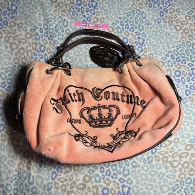 Vintage Rare Pink Juicy Couture Purse Satchel Handbag Bag