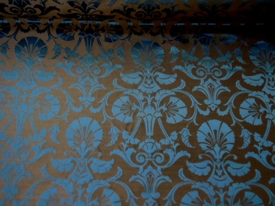 Textil de lujo azul Beacon Hill Kerma Delft Foto 2 de 4