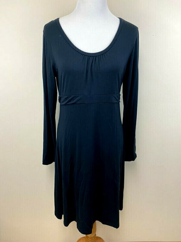 modal blend jersey dress Stretch jersey dress made from a modal blend with slit pockets - Light blue