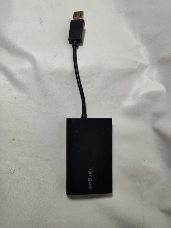 Targus ACH122 USB 3.0 Hub With Gigabit Ethernet ACH122USZ - Image 2 of 4