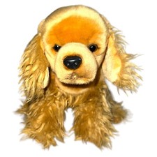 Toys R Us Cocker Spaniel Puppy Dog Realistic Plush 12" 2012 Stuffed Animal Toy
