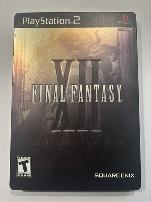 Final Fantasy XII: Collector's Edition Steelbook (PlayStation 2, PS2) No Manual