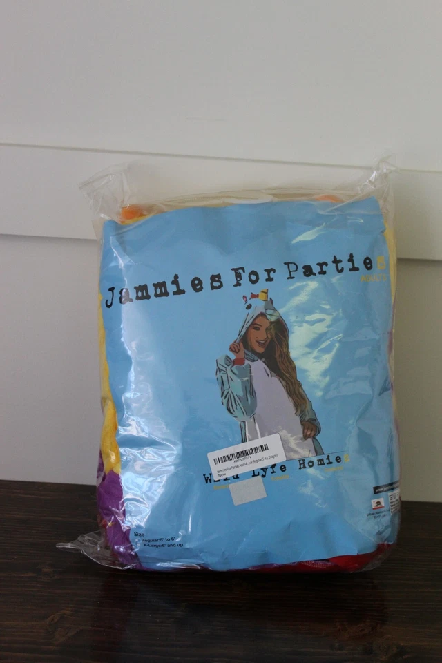 Dragon One Piece Unisex Jammies For Parties Purple Dragon Pajamas Adults Medium - Image 3 of 4