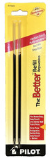 Pilot The Better Refill BetterGrip EasyTouch Better Ballpoint Pens Med Red 2Pack