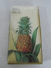 IHR Ideal Home Range Guest Buffet Towel Paper Napkins 3 Ply 16 ct Pineapple