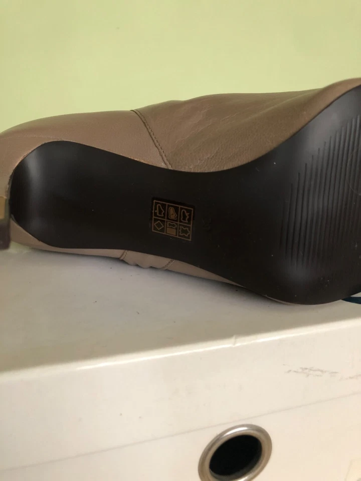 Guess botas de cuero de tacón alto EU 39 UK 6 - Imagen 4 de 4