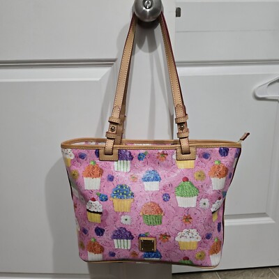 *''RARE** Dooney & Bourke Small Leisure Shopper Cupcakes Style# BCUP22352