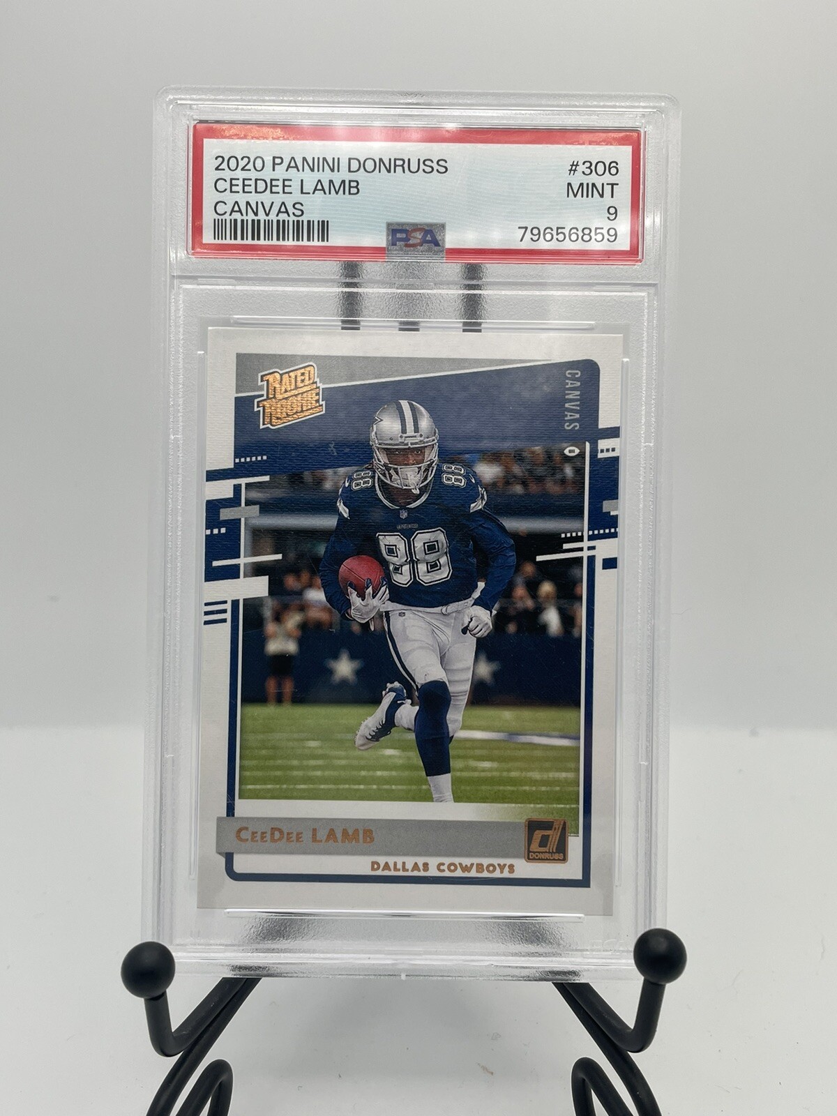 2020 Panini Donruss - Rated Rookie Canvas #306 CeeDee Lamb (RC)