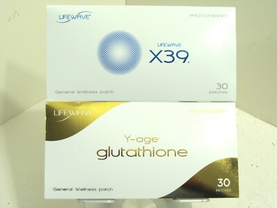 *NEW* Lifewave X39 + Glutathione Patches Combined Packs for Detox