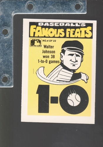 1986 Fleer Baseball's Famous Feats/w Sticker INSERT Pick From List Up To 35%OFF - Picture 15 of 84