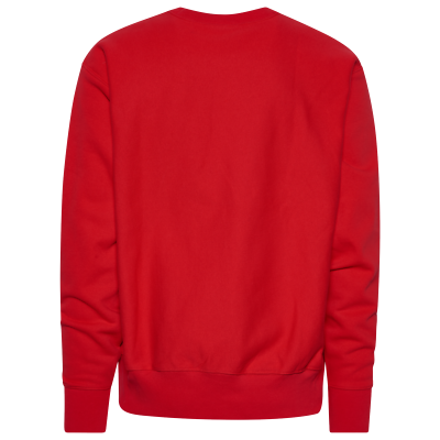 Champion Gradient Red Crew Men's Size Sm-XL Red Black Crewneck C20054 001